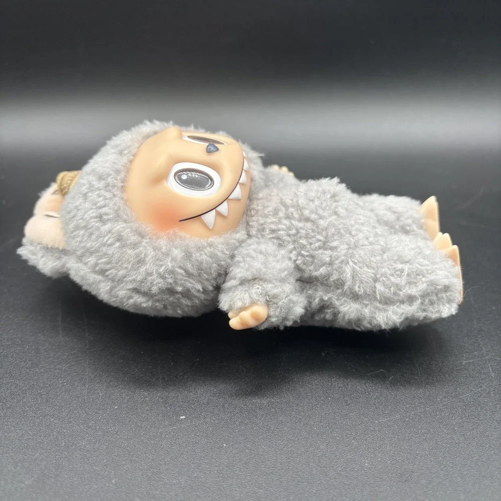 POP MART Labubu The Monsters Exciting Macaron Plush Pendant Sesame Bean w/ Card